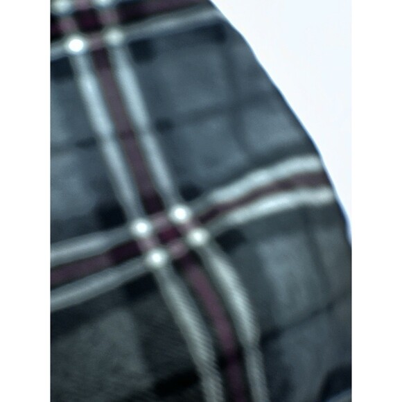 Eddie Bauer Skirt Womens Medium 6 Gray Plaid Tartan Wool Blend Lined Mini Winter - Picture 8 of 9